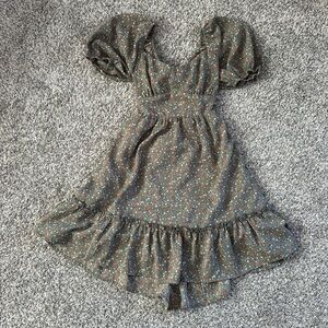 Altar’d State Green Floral Sundress